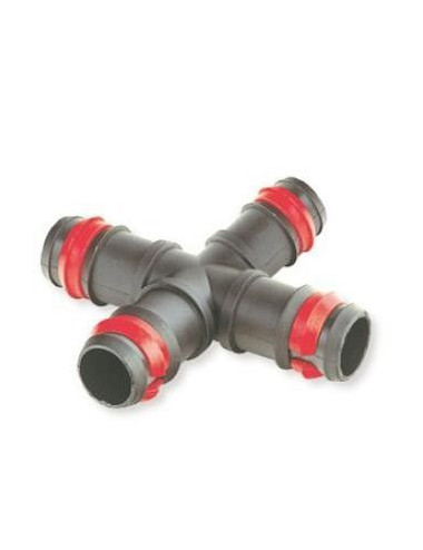 Cruz de polietileno 20 x16 x16 x 20 mm para riego goteo