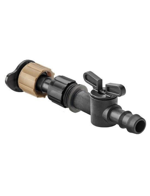 Llave de Paso para LAY FLAT riego por goteo con salida tubo 16 mmn