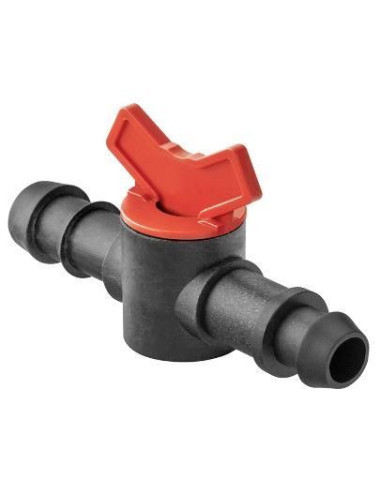 Llave Paso Extra Simple Verde 16 mm para riego por Goteo