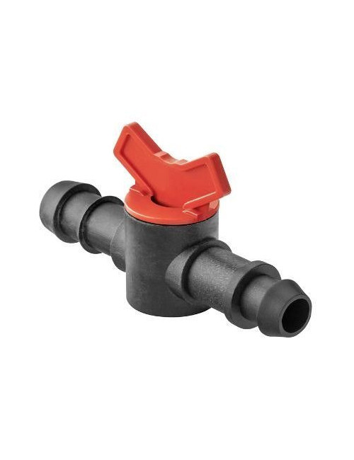 Llave Paso Extra Simple Verde 16 mm para riego por Goteo