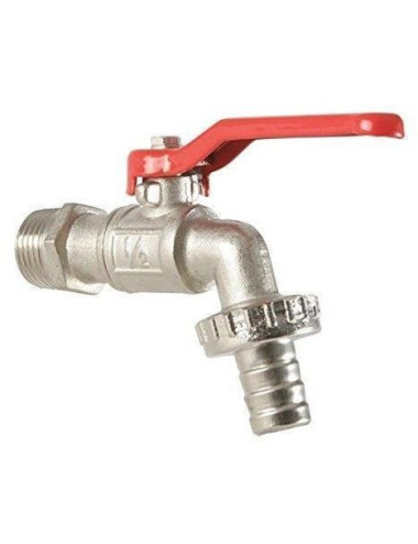 Grifo de Jardin Doble Salida 1/2-3/4
