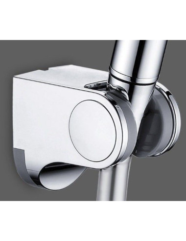 Soporte ducha Giratorio de ABS Cromado