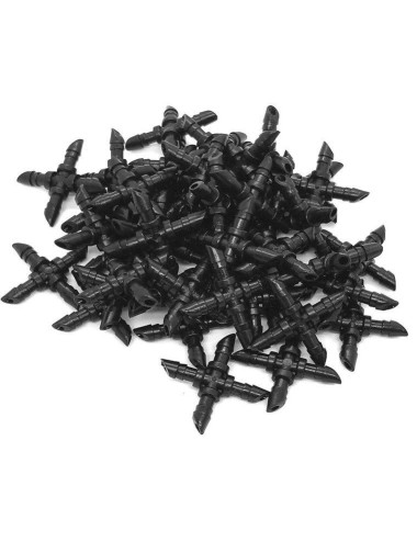 Cruz para microtubo de 4,5 x 6,5 mm Color Negro.