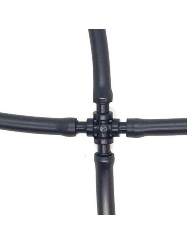 Cruz para microtubo de 4,5 x 6,5 mm Color Negro.