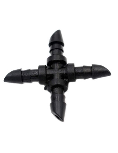 Cruz para microtubo de 4,5 x 6,5 mm Color Negro.