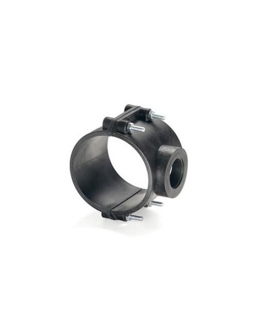 Collarin de 4 Tornillos para tubo de Polietileno o PVC