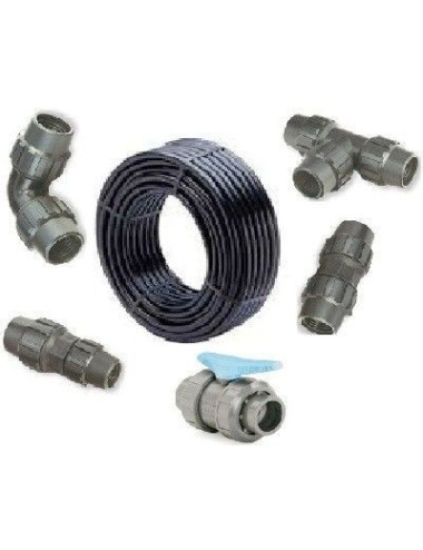 Kit Tuberia Ø 32 y conexiones PE