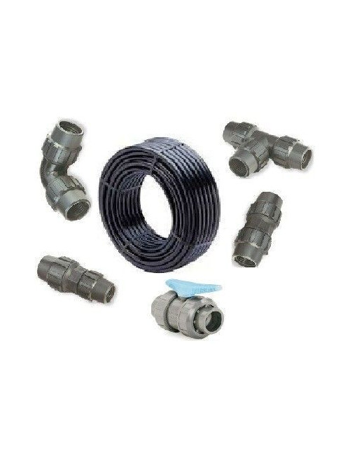 Kit Tuberia Ø 32 y conexiones PE