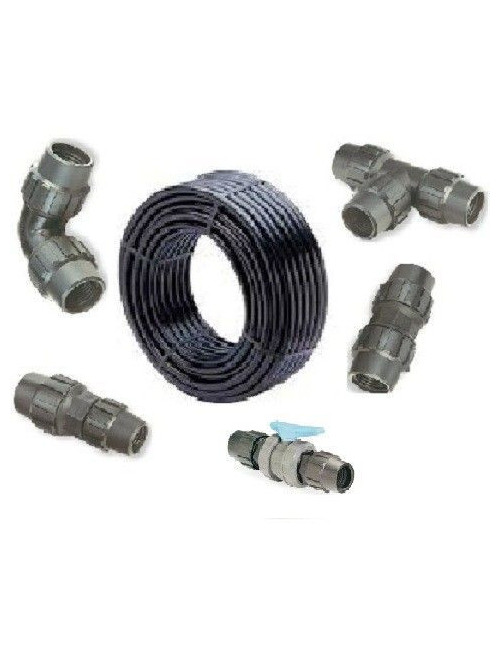 Kit Tuberia Ø 20 y conexiones PE