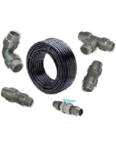 Kit Tuberia Ø 20 y conexiones PE