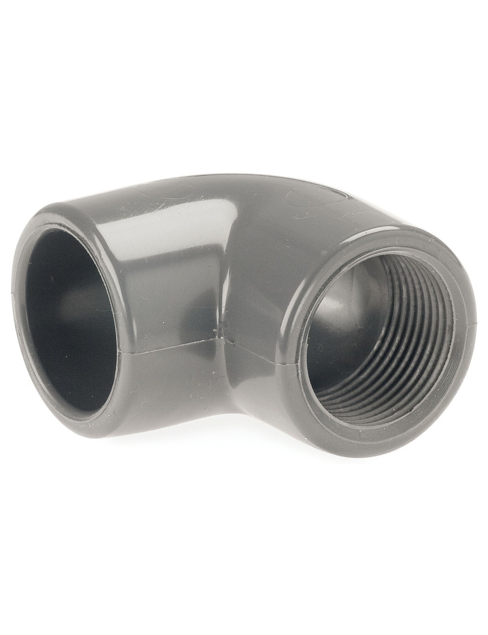 Codo hembra rosca hembra 90º de PVC Codo hembra rosca hembra 90º de PVC