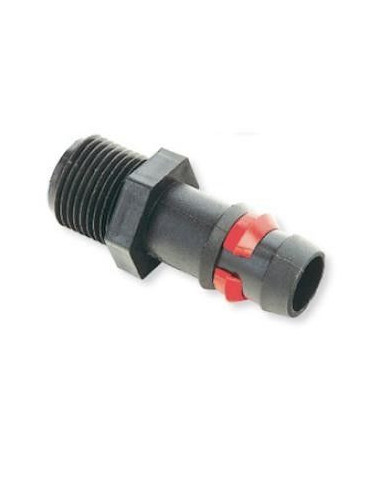 Unión rosca macho 3/8 salida tubo de 20 mm
